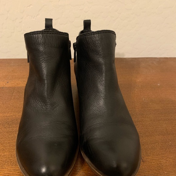 Lucky Brand Booties Black Leather Upper 7M - Picture 4 of 6